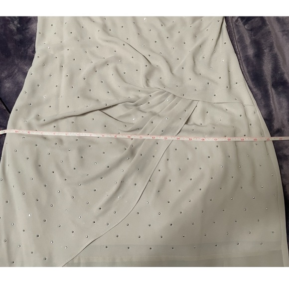 Express Cream Colored One Shoulder Cocktail Dress - Picture 8 of 10